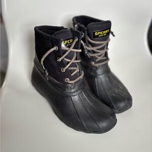 Women’s Black Sperry Boots